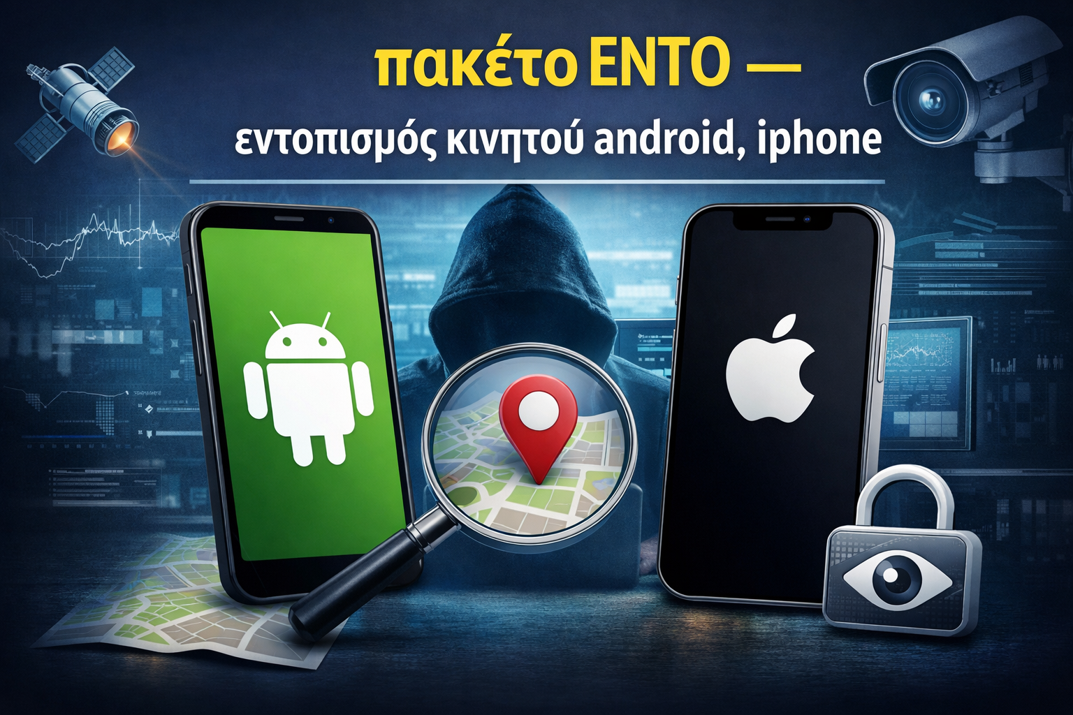 πακέτο ENTO — εντοπισμός κινητού android, iphone