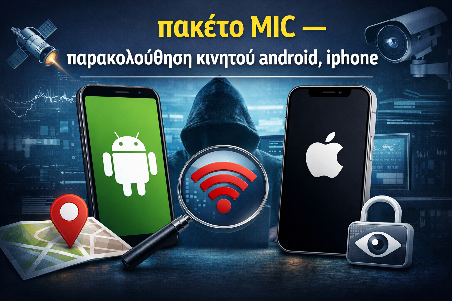πακέτο MIC — παρακολούθηση κινητού android, iphone